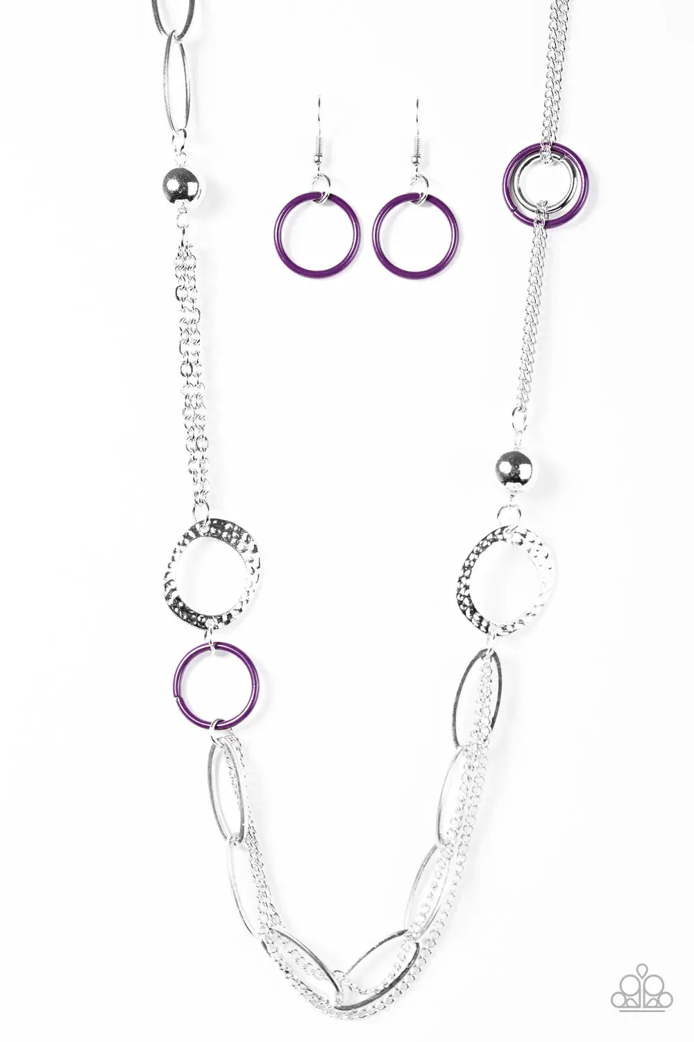 Paparazzi Necklace ~ DISC Factor - Purple