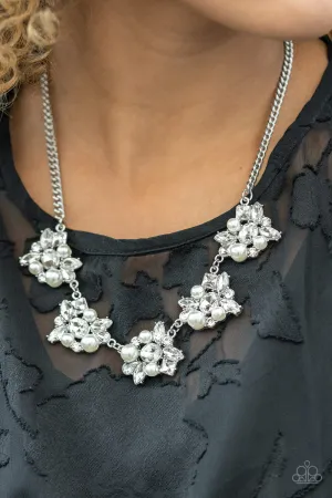 Paparazzi Necklace ~ HEIRESS of Them All - White