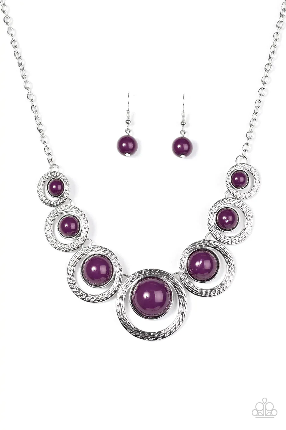 Paparazzi Necklace ~ Jungle River - Purple