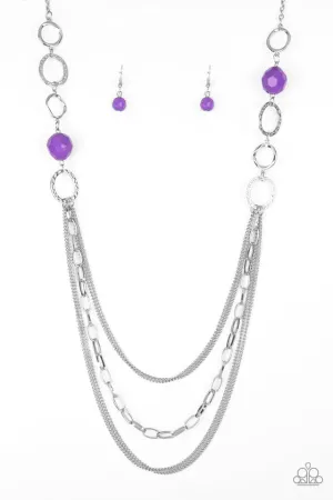 Paparazzi Necklace ~ Margarita Masquerades - Purple