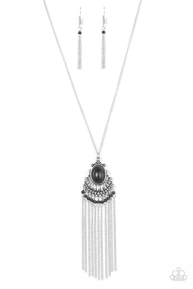 Paparazzi Necklace ~ Mesa Breeze - Black