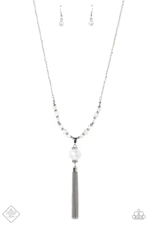 Paparazzi Necklace ~ One SWAY or Another - White