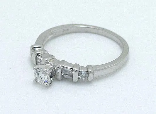 Platinum 1/2ct Diamond Engagement Ring