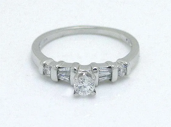 Platinum 1/2ct Diamond Engagement Ring