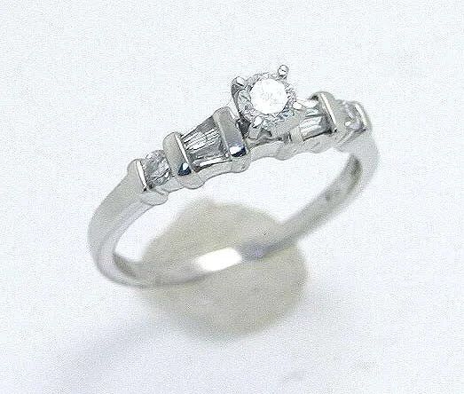 Platinum 1/2ct Diamond Engagement Ring