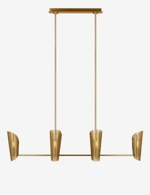 Plivot Linear Chandelier by Christiane Lemieux