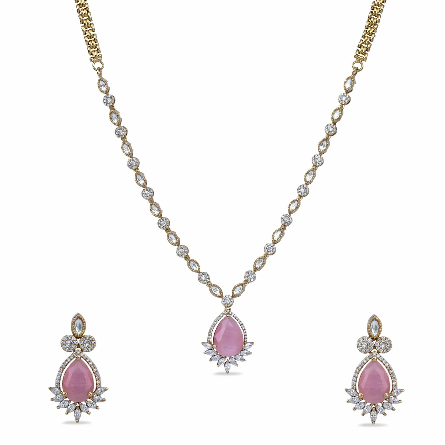 Polki Brilliance Necklace Set