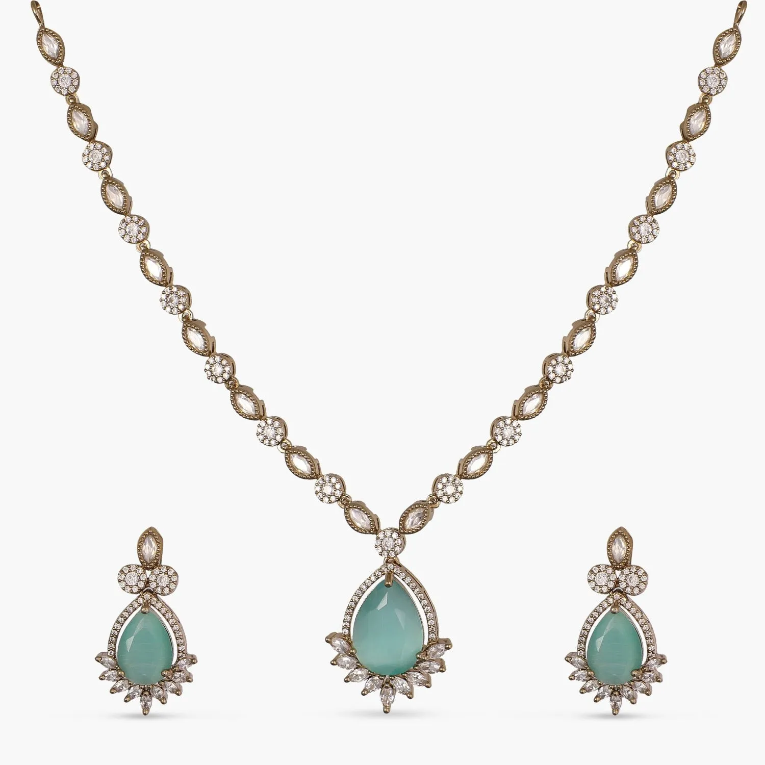 Polki Brilliance Necklace Set