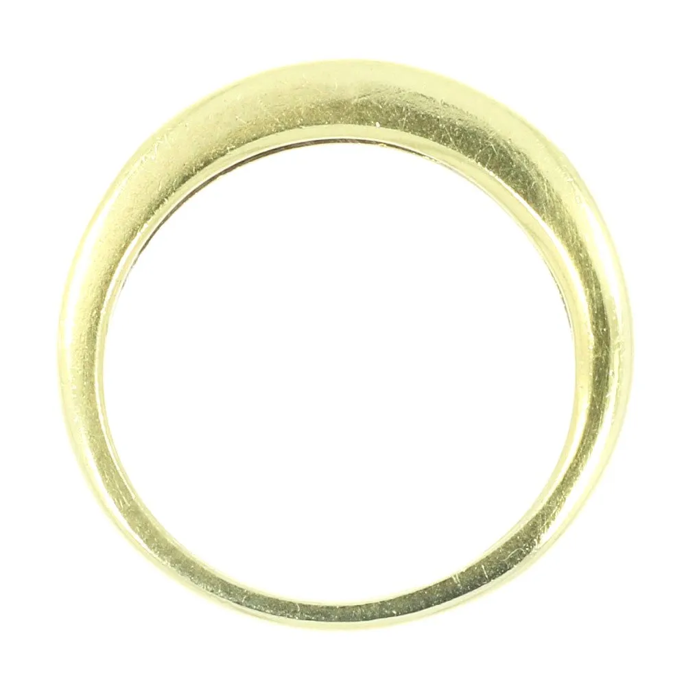 Pre Owned 18ct Yellow Gold 0.16cts Diamond Half Eternity Ring