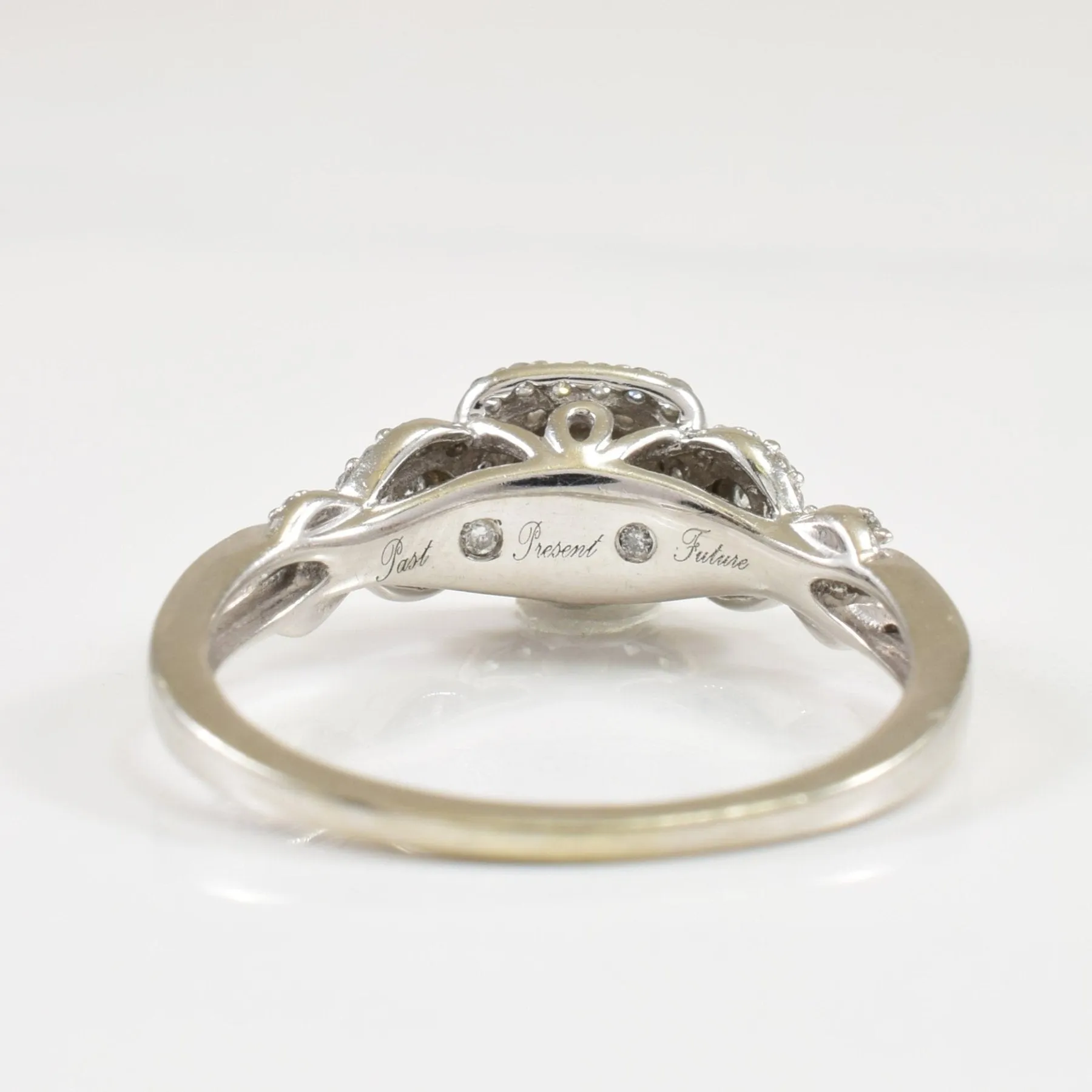 "Past, Present, Future" Diamond Ring | 0.20ctw | SZ 8 |