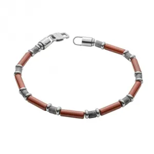 Red Jasper Larvikite stones 22cm Bracelet B5443R