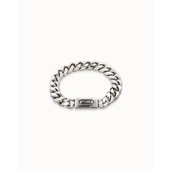 Robust Silver Metal Bracelet