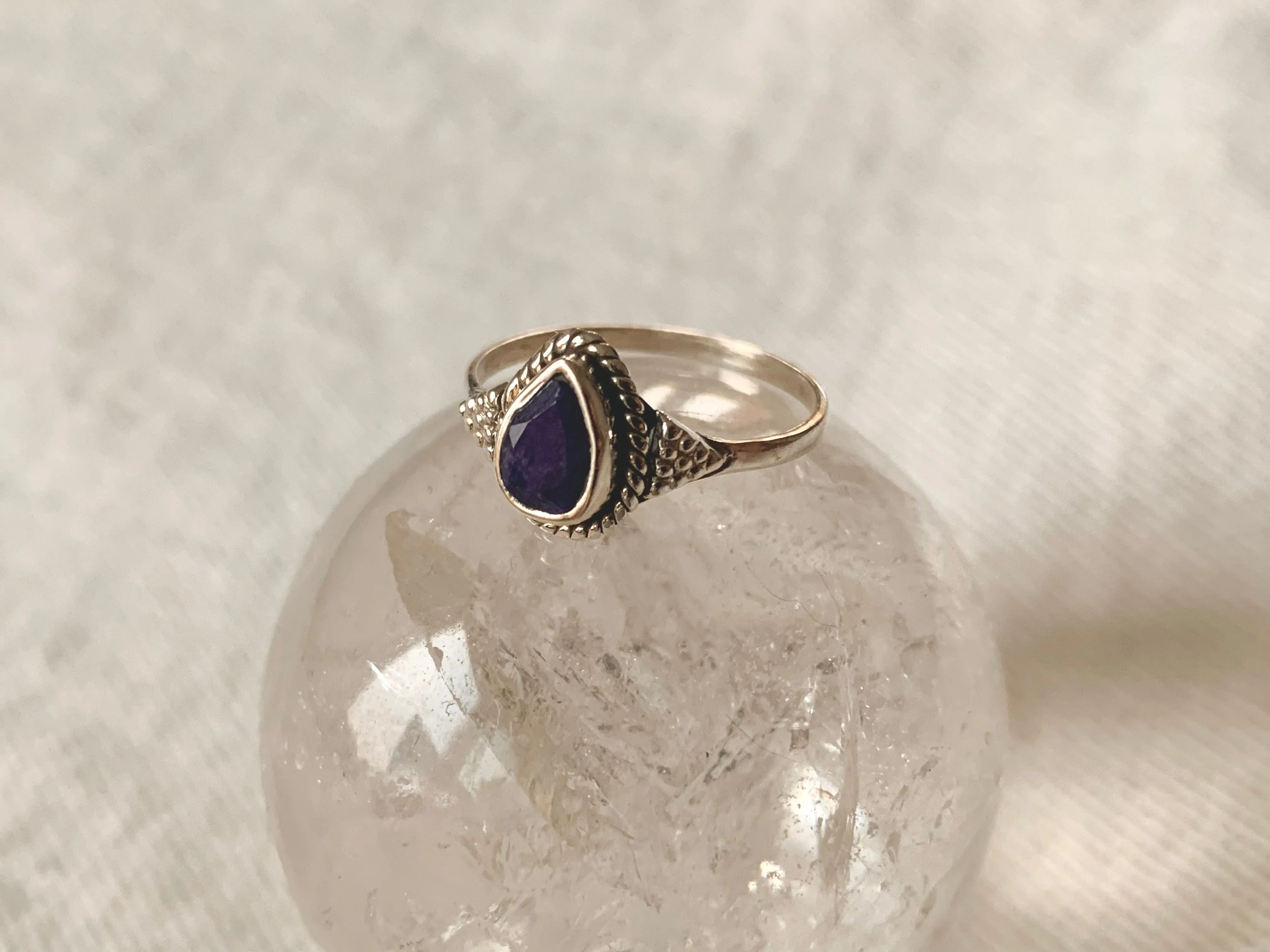 Semi-precious Sapphire Zuma Ring