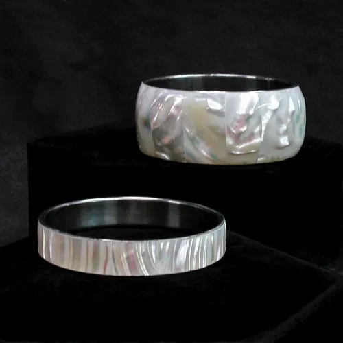 Shell Inlay Bangles