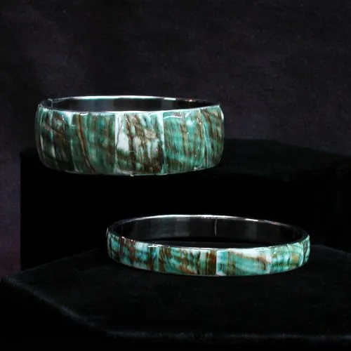 Shell Inlay Bangles