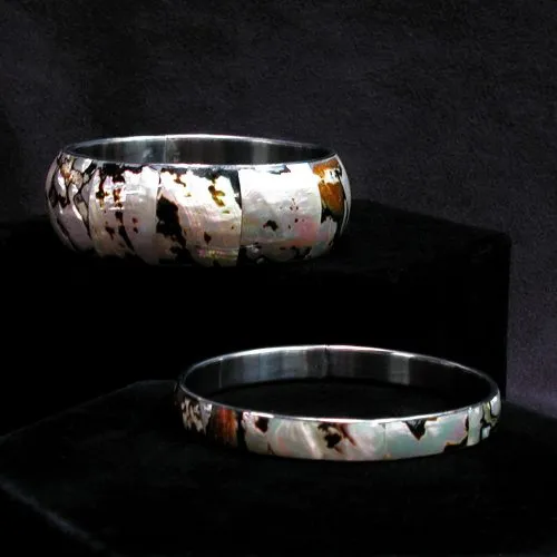 Shell Inlay Bangles