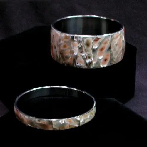 Shell Inlay Bangles