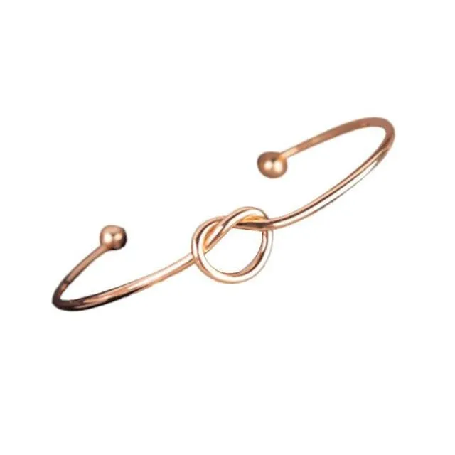 Simple Knot Copper Casting Bangle