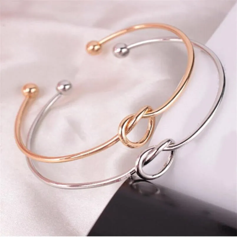 Simple Knot Copper Casting Bangle