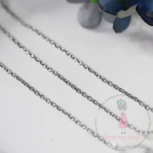 Small Loop Silver Chain