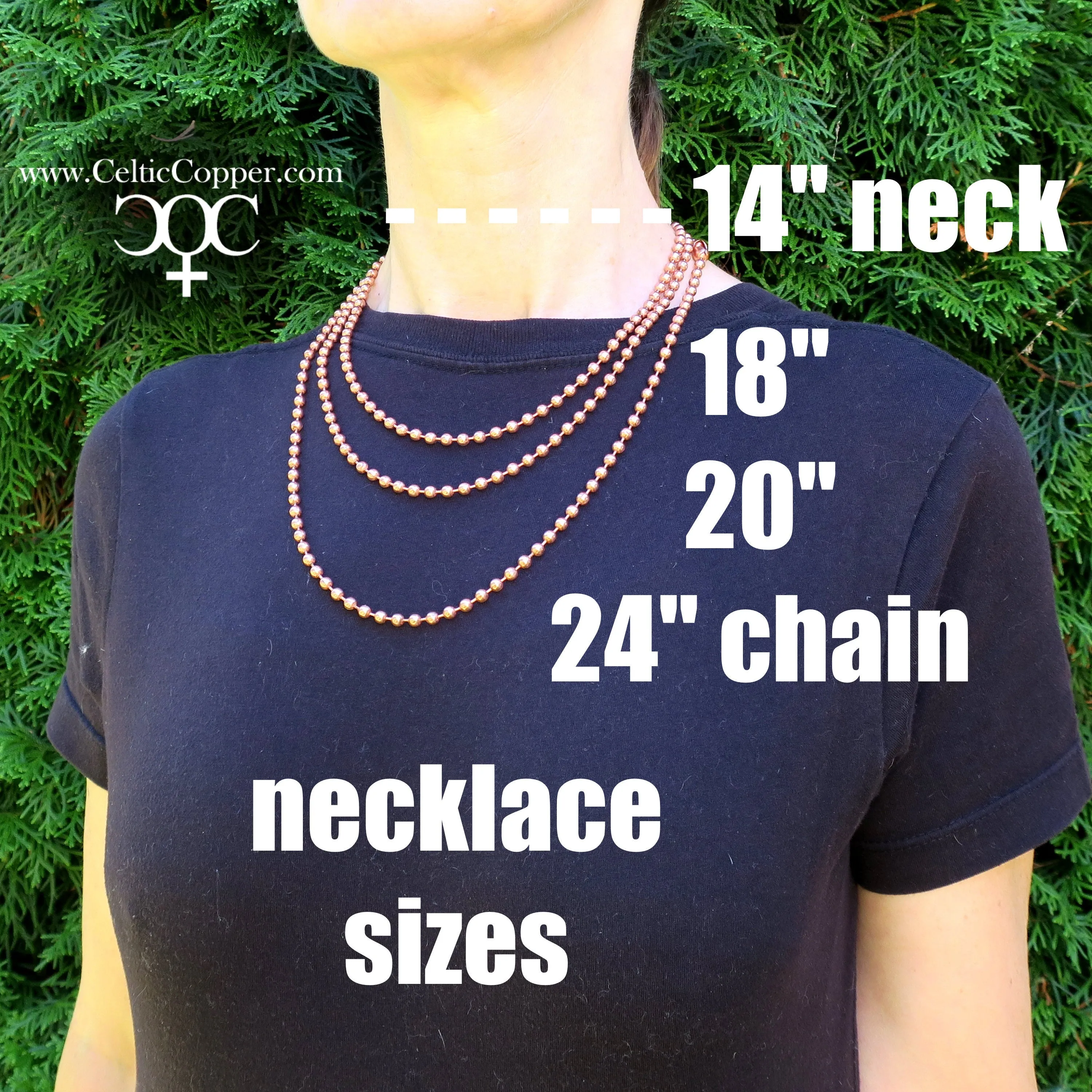 Solid Copper Scroll Necklace Chain 20 Inches NC61 Fine 3mm Celtic Copper Scroll Chain Necklace 20 Inch Relaxed Fit