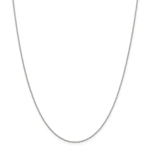 Sterling Silver Beaded Chain 1.25MM