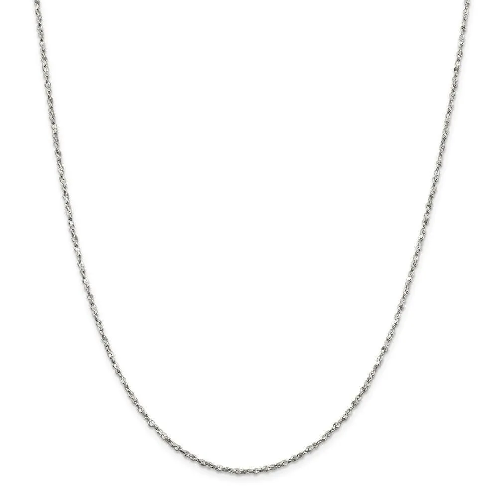 Sterling Silver Polished 1.80-mm Fancy Chain