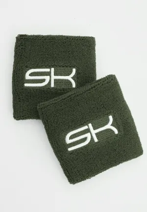 Tennis sweatband small set of 2, khaki