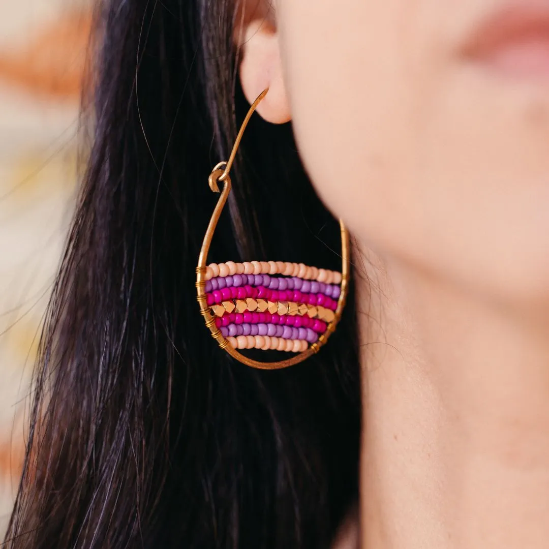 Terra Hoop Earrings