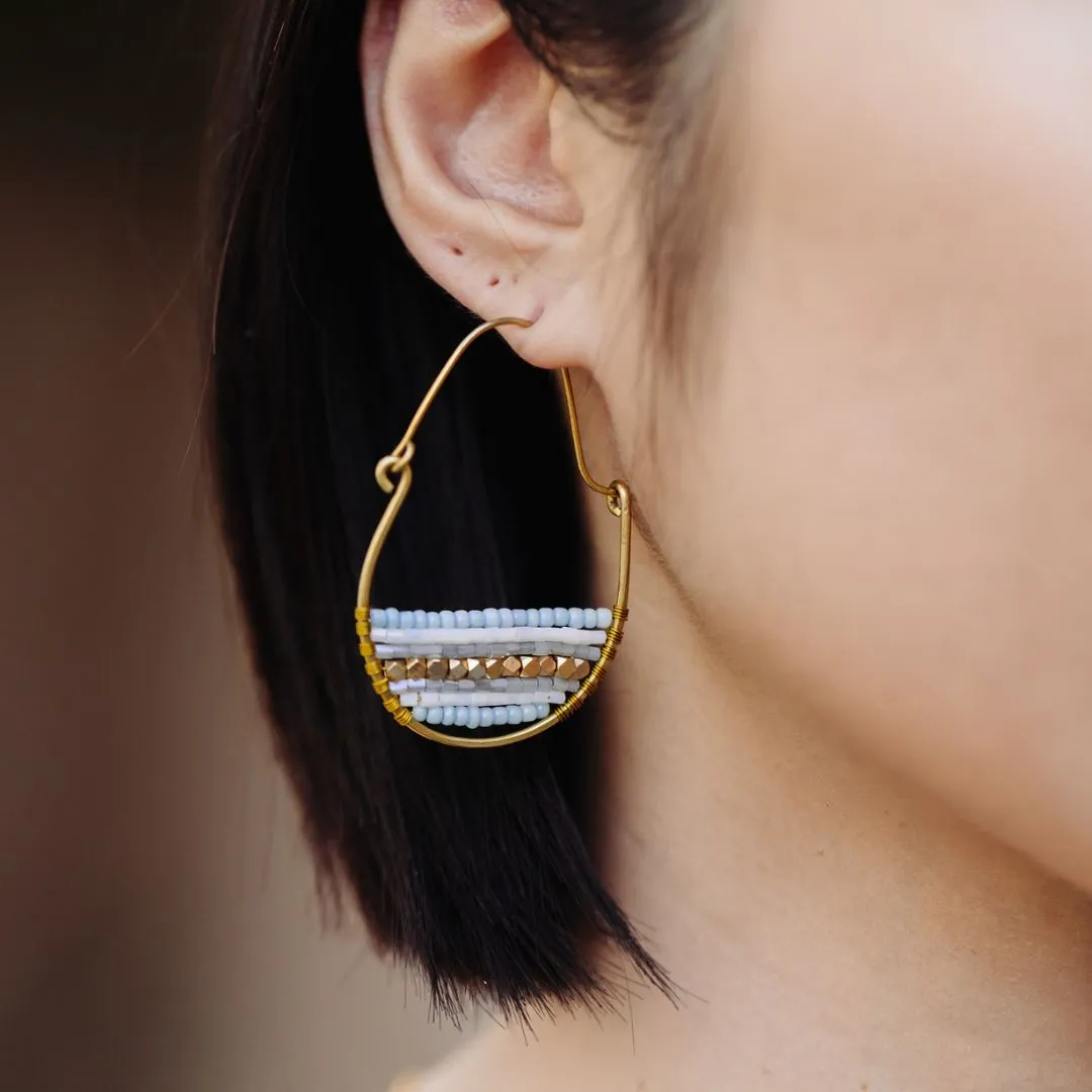 Terra Hoop Earrings