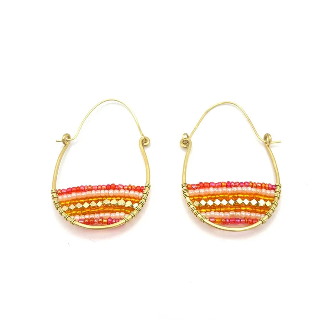 Terra Hoop Earrings