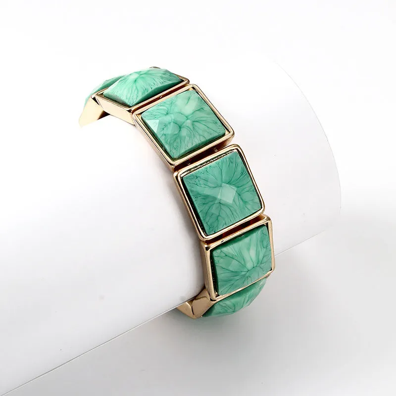 Trendy Dainty Turquoise Bracelet