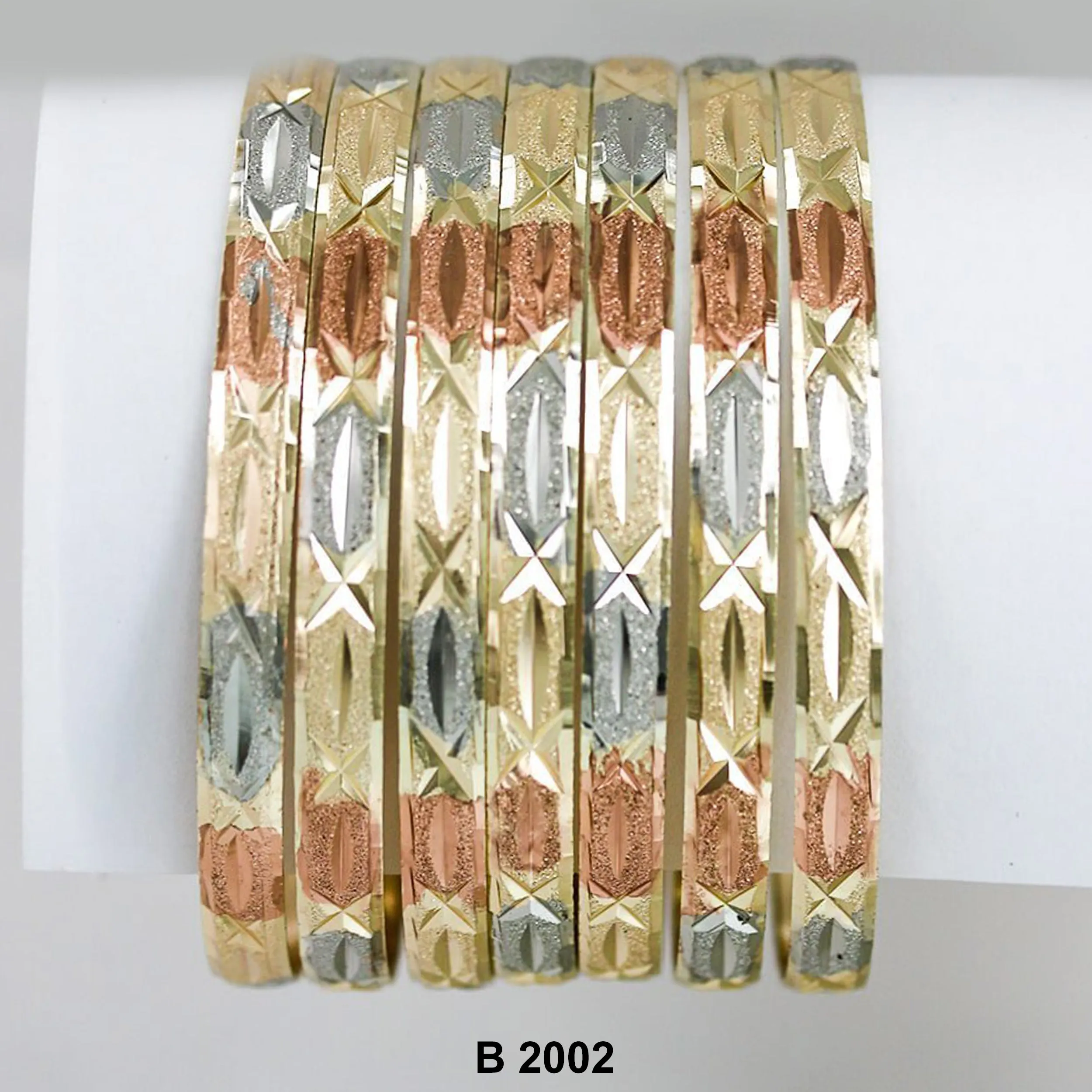 Tri Color 6 MM Sugar 7 Day Bangles Seminarios B 2002