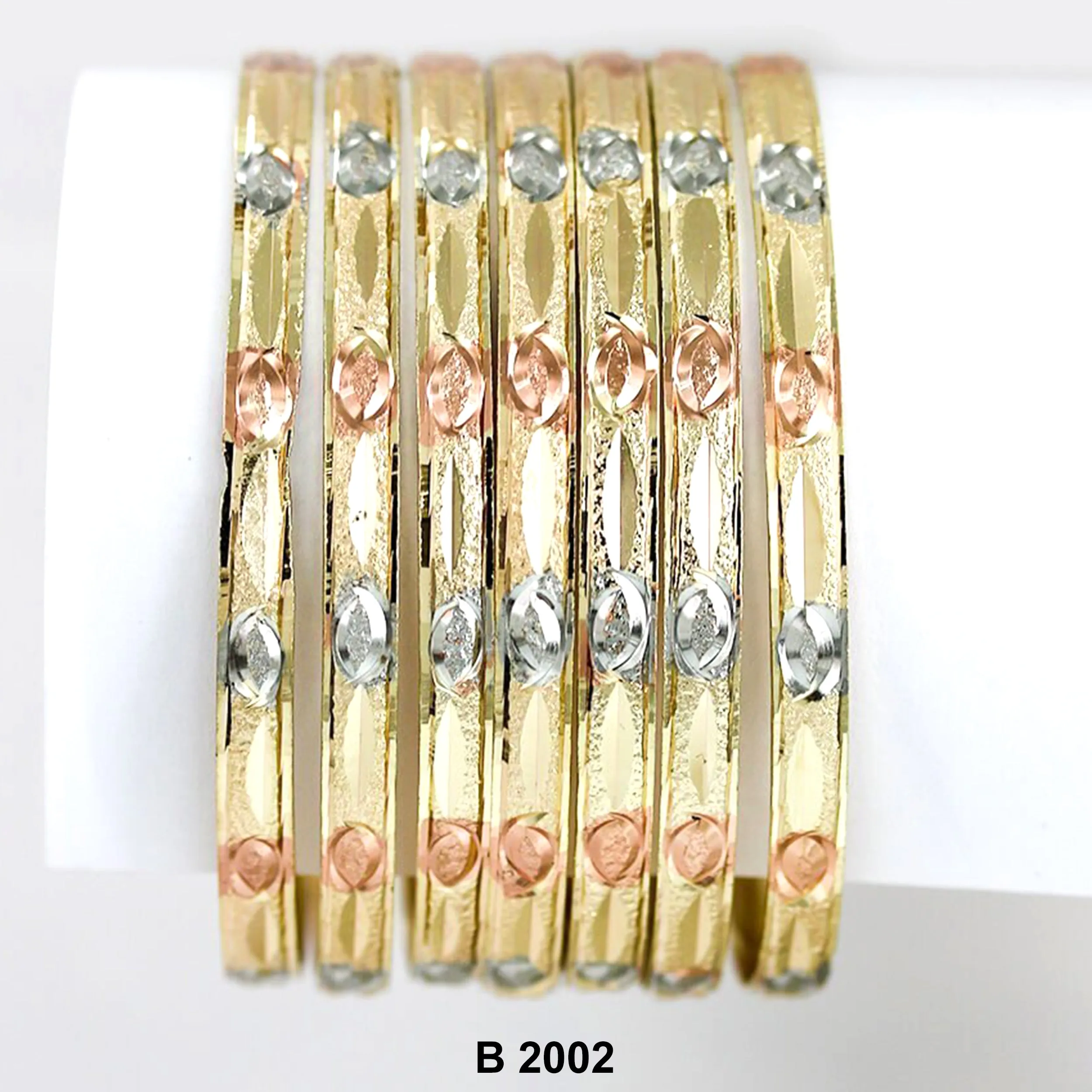 Tri Color 6 MM Sugar 7 Day Bangles Seminarios B 2002