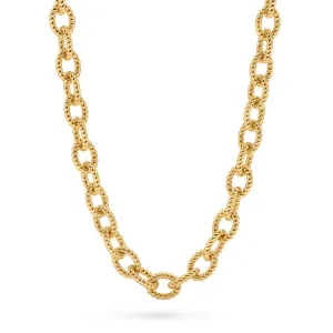 Victoria Small Chain Necklace, 18" - Gold