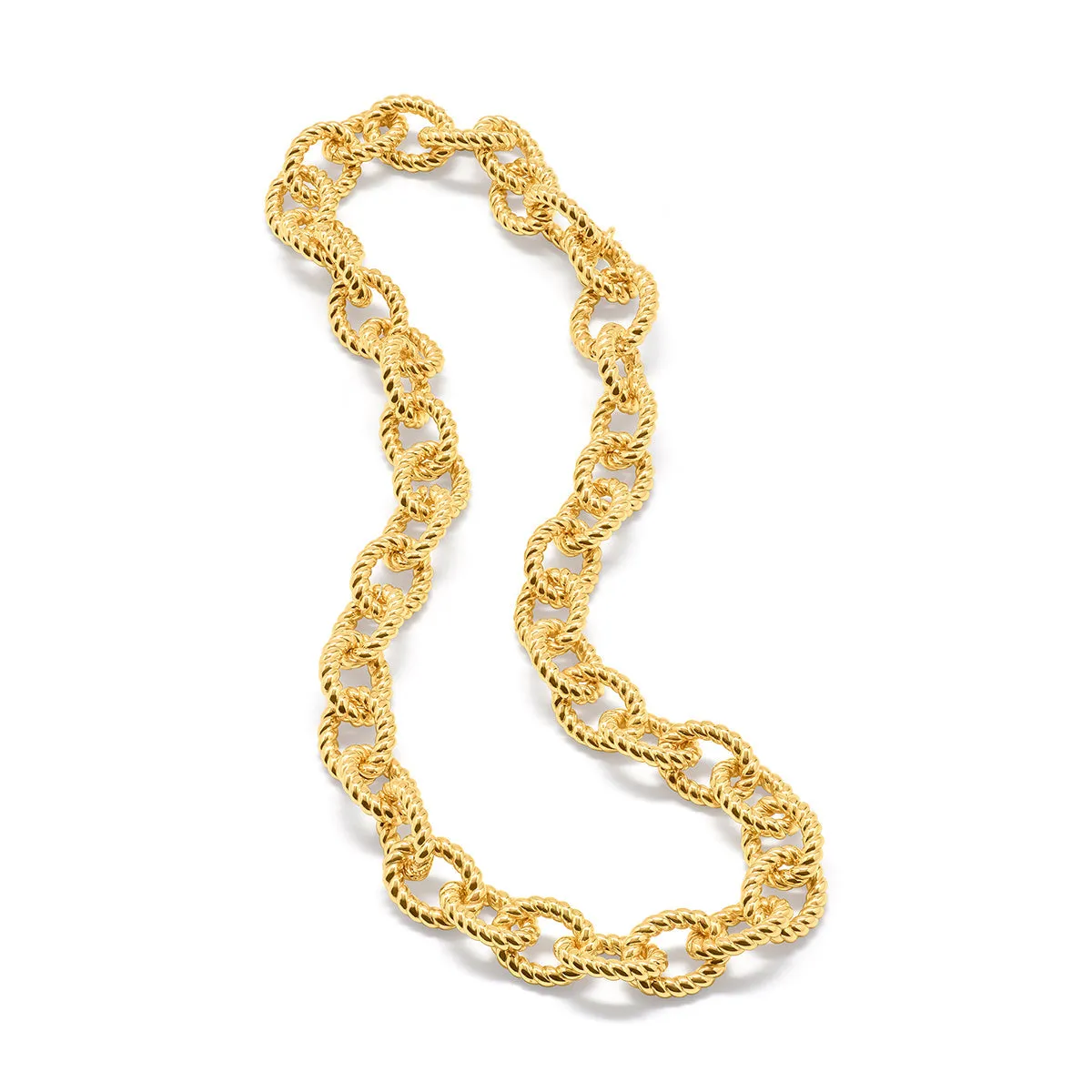 Victoria Small Chain Necklace, 18" - Gold