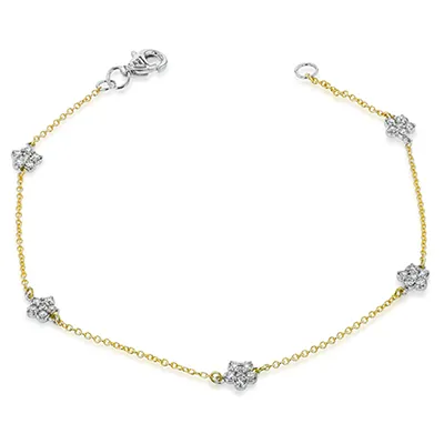 ZB827 Bracelet in 14k Gold with Diamonds