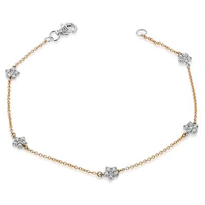 ZB827 Bracelet in 14k Gold with Diamonds